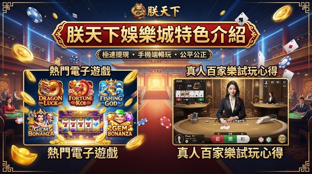熱門電子與百家樂怎麼玩？立即查看朕天下試玩心得